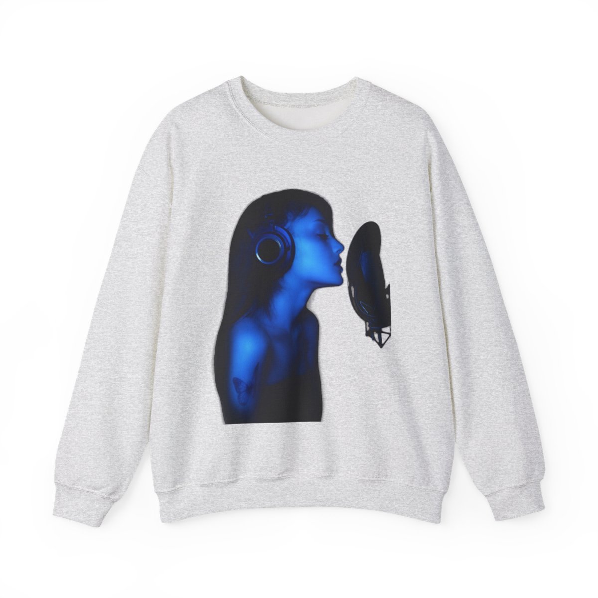 NEW Ariana Grande AG27 Birthday Merch Black Crewneck Sweetener - alternate angle 2, merchandise